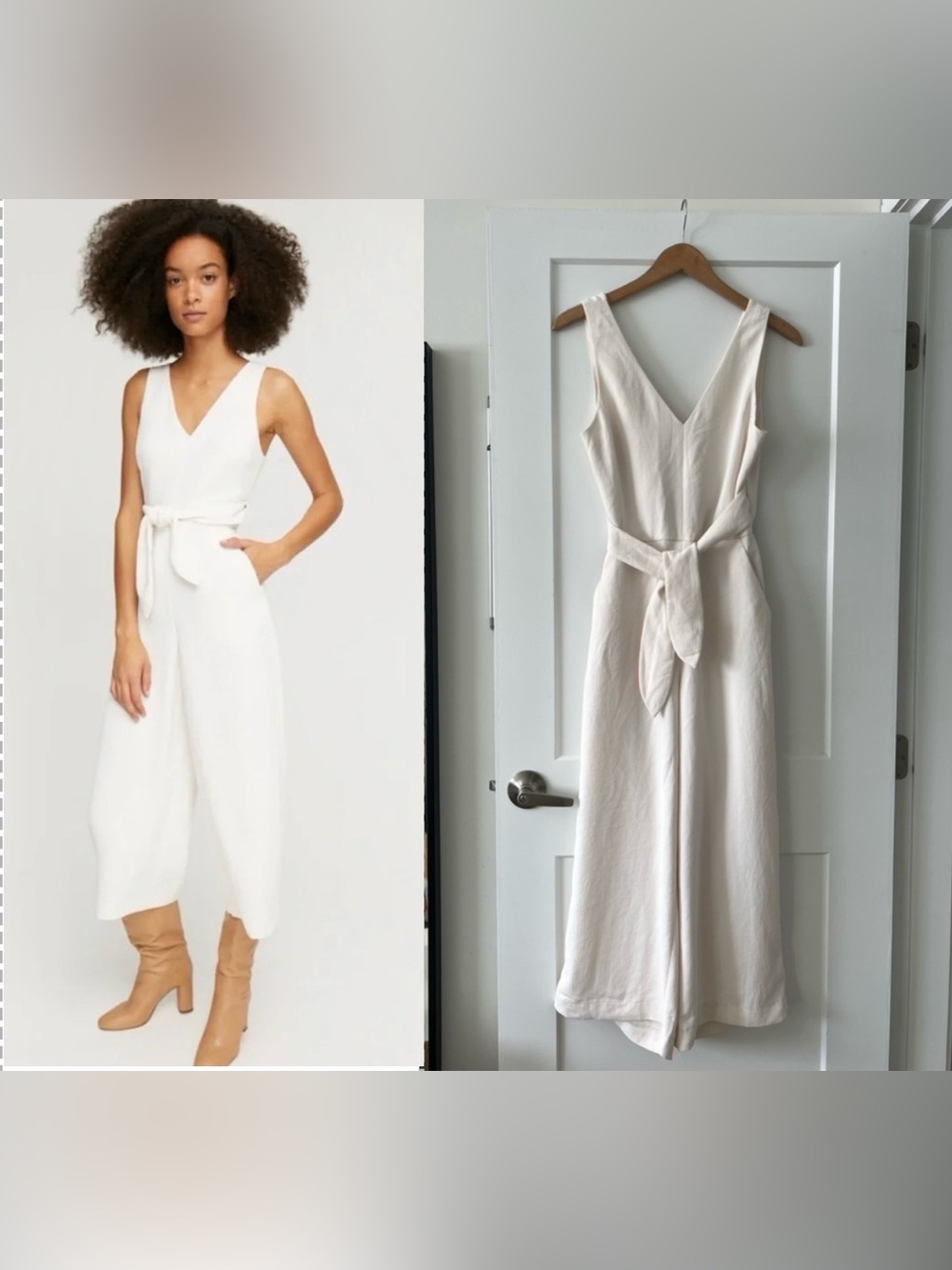 NWOTS Wilfred Écoulement V-Neck Jumpsuit Sz 4